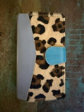 Folklore Couture Handmade Leather/Hide Snap Wallet